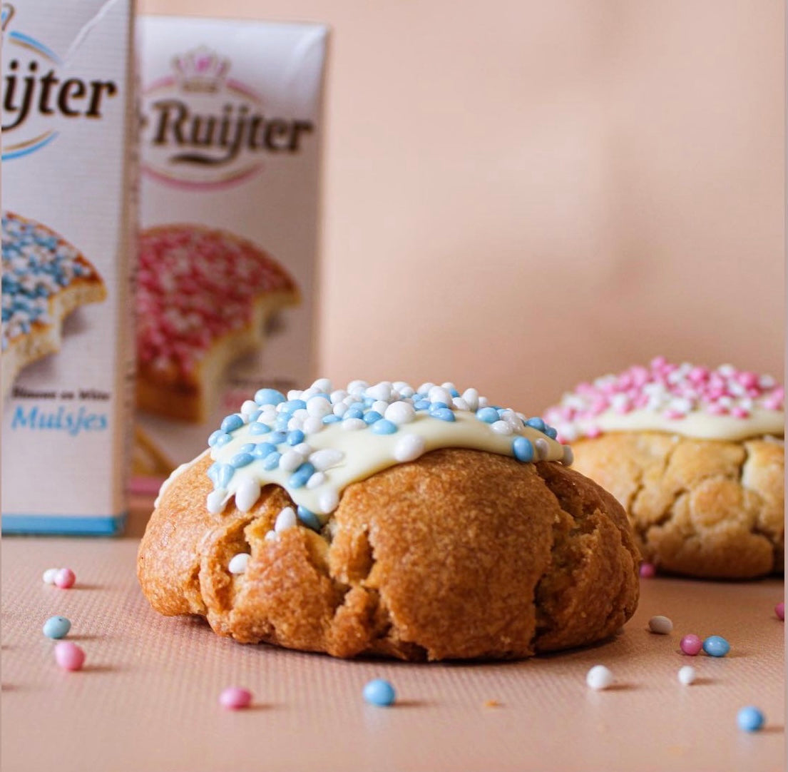 NEW BORN COOKIES BLAUW (6st)